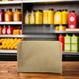 ●Fallett● Freid Paper Bag Black FA2401BG06BK Flexicore-Packaging-5-25-x3-25