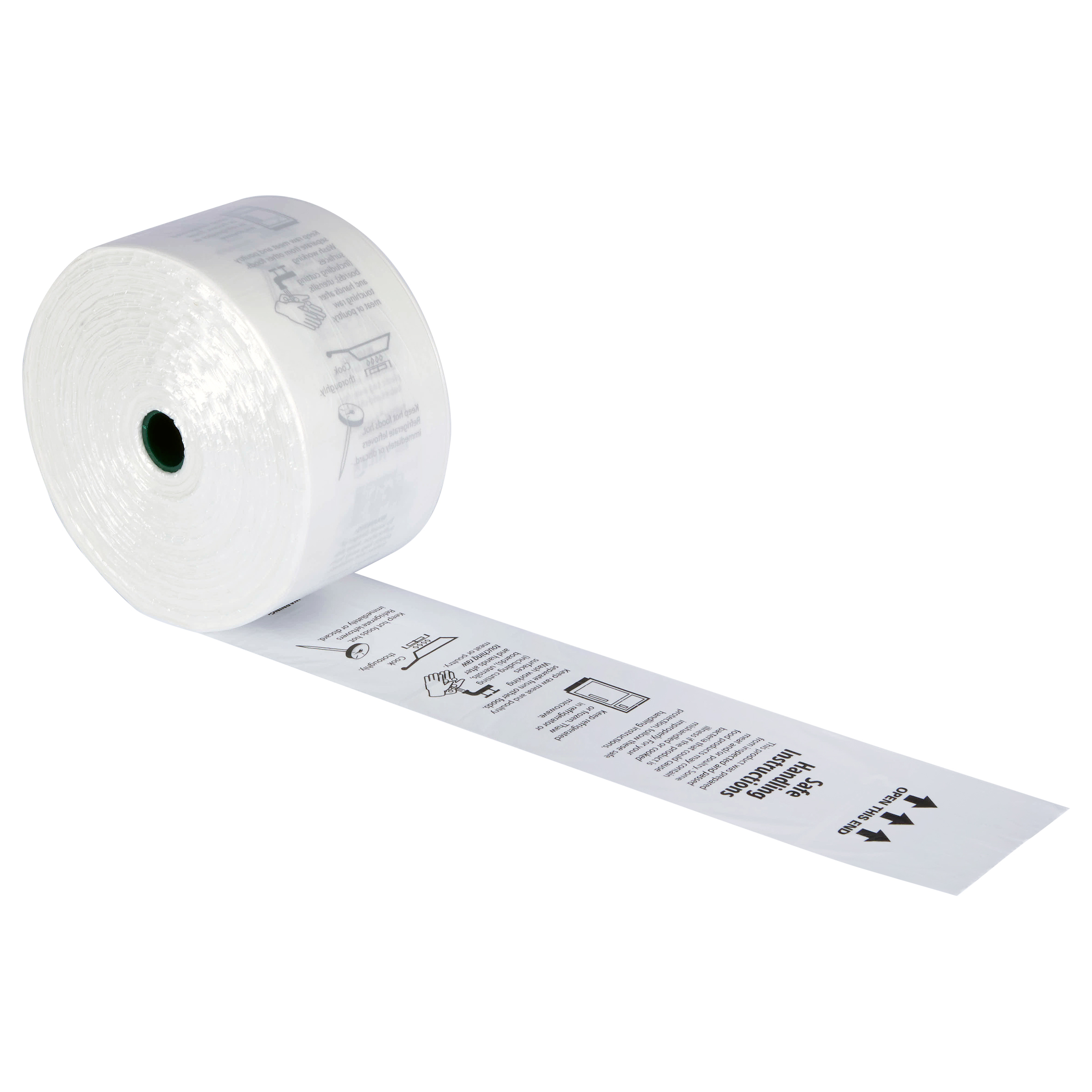 Hilex® Meat Bag 15X20 IN Plastic 8MIC Clear Safe Handling 3000