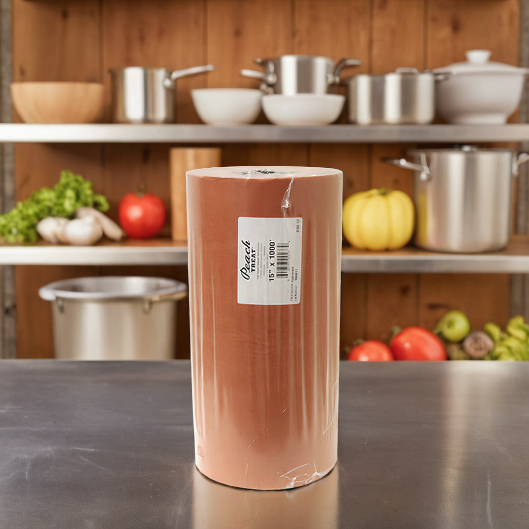 Multi-Purpose Steak & Butcher Paper Roll 15IN X1000FT Peach