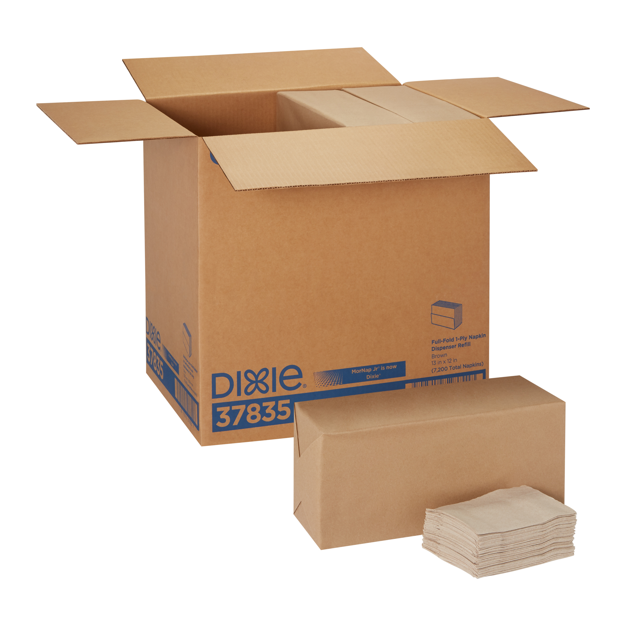 Dixie® Dispenser Napkins 12X13 IN Kraft Paper 1PLY 1/6 Fold Refill