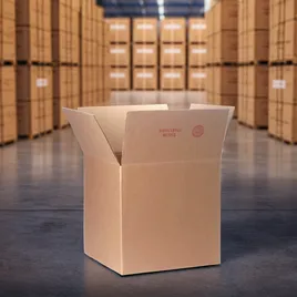 Regular Slotted Container (RSC) 17.5X17.5X17 IN Kraft C-Flute