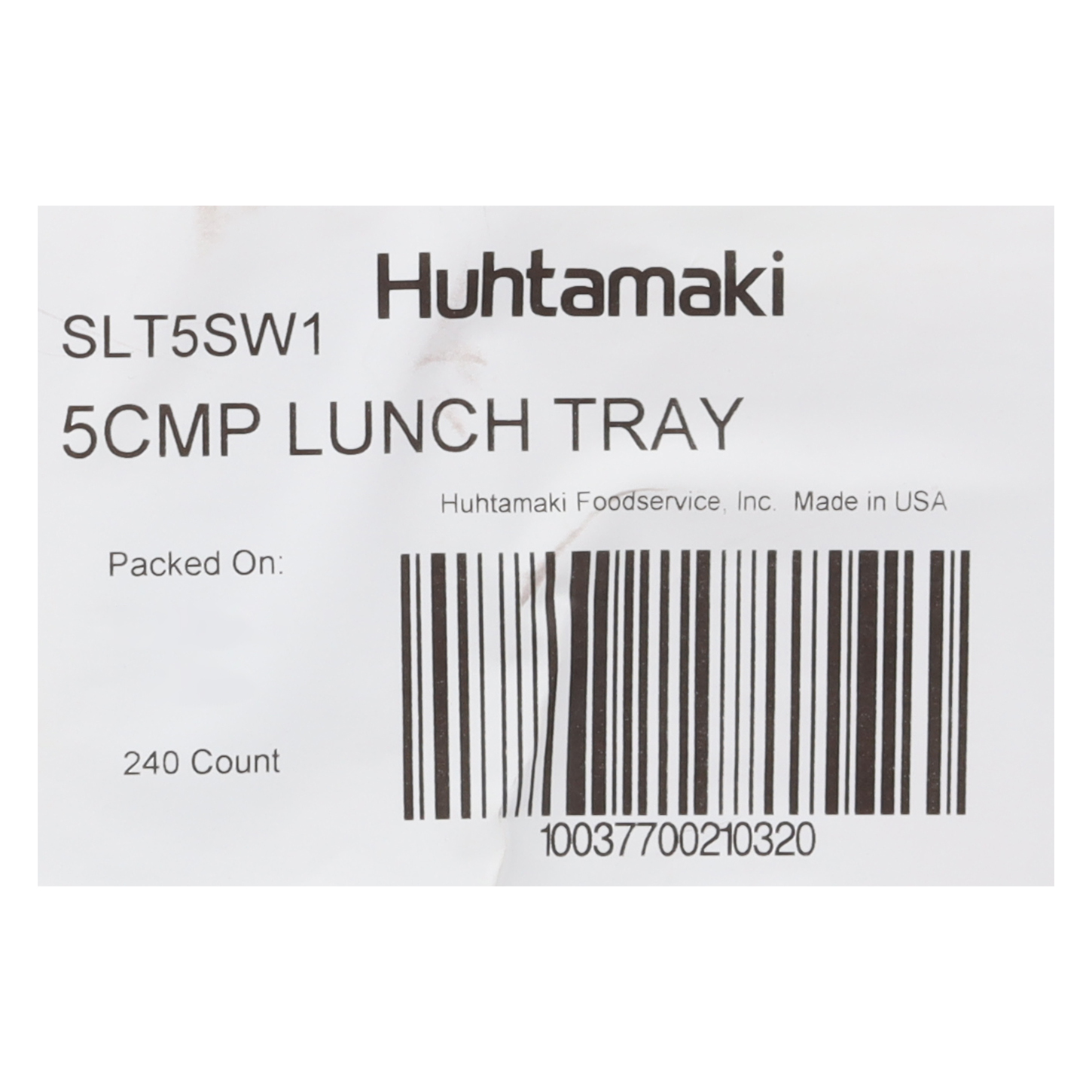 Savaday® Cafeteria & School Lunch Tray 8X10X1 IN 5 Compartment