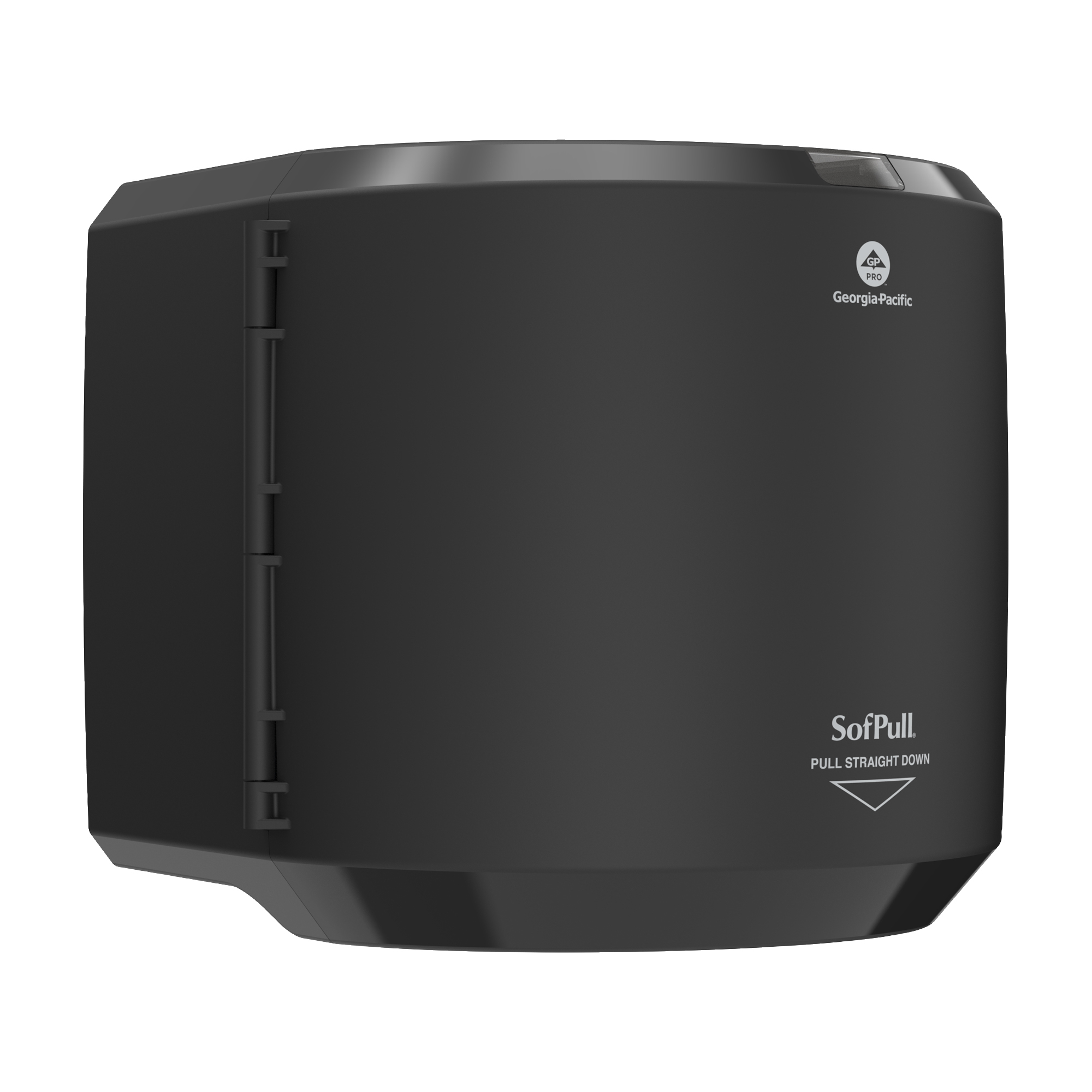 Sofpull® Paper Towel Dispenser Plastic Wall Mount, Locking Black