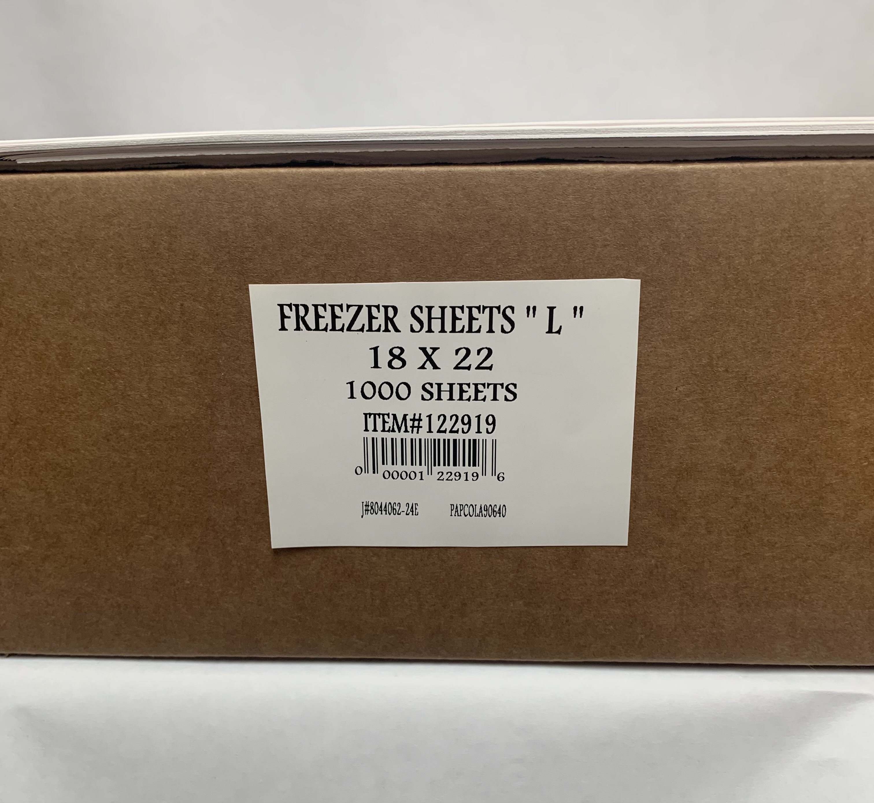Freezer Paper Sheets 18X22 IN White 1000/Case | Imperial Dade