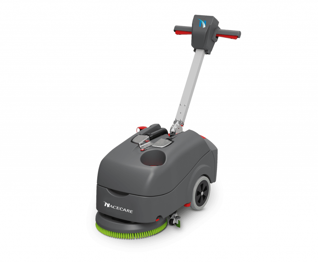 Floor Scrubber 5 GAL 16IN 100 W Compact With Squeegee Pivoting