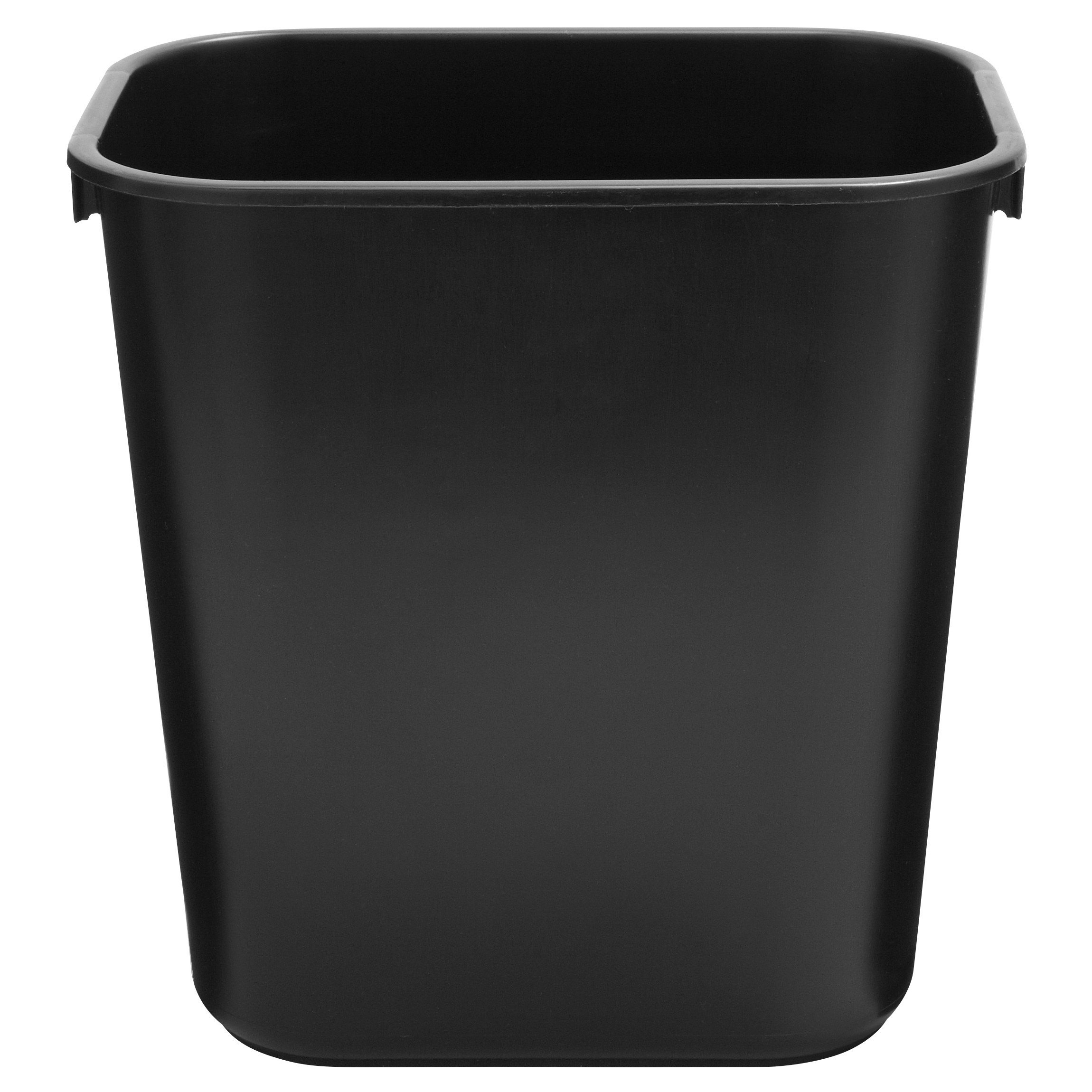 Trash 1-Stream Trash Can 11.75X8.25X12.25 IN 3.25 GAL 13 QT Black