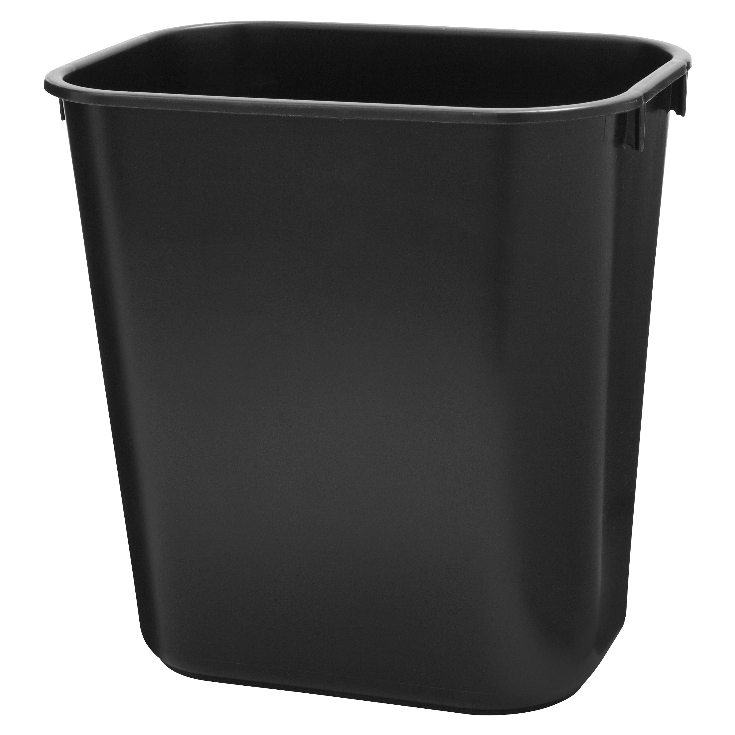 Trash 1-Stream Trash Can 11.75X8.25X12.25 IN 3.25 GAL 13 QT Black