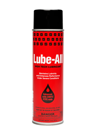 Lube-All Unscented Mechanical Lubricant 20 OZ Aerosol RTU PTFE Resin 24  Count/Case | Imperial Dade