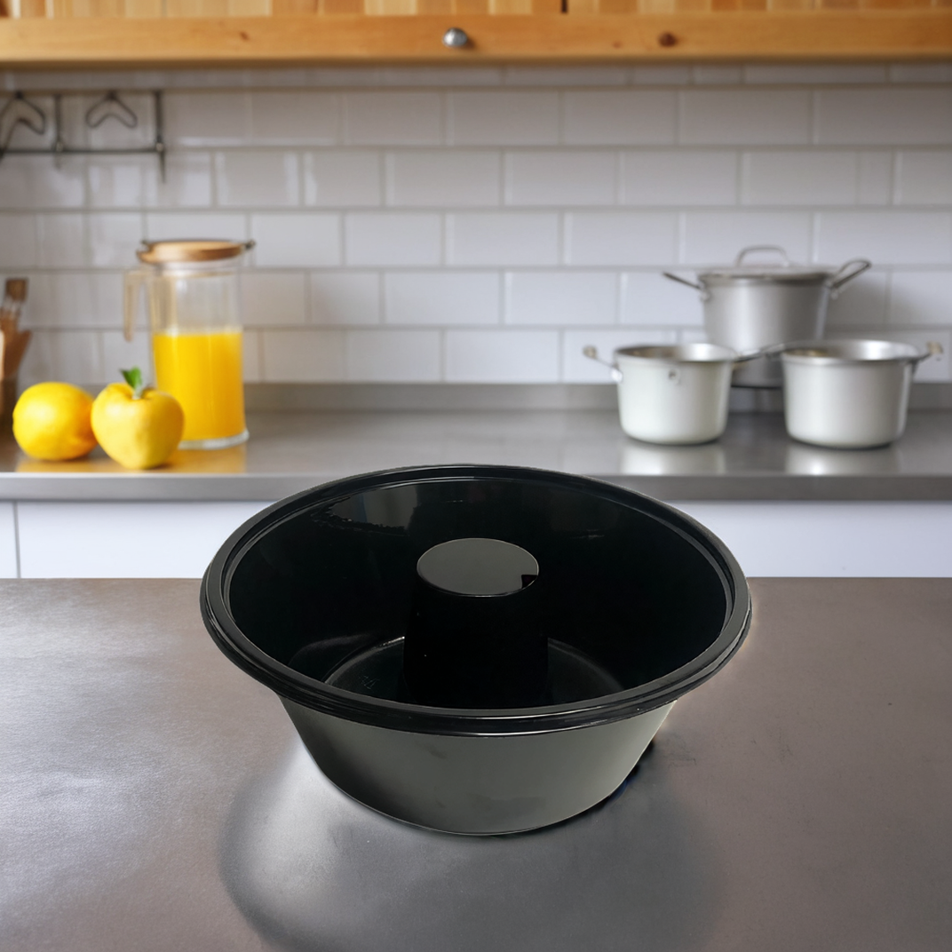 Angel Food Cake Pan 8 IN CPET Black 150/Case | Imperial Dade