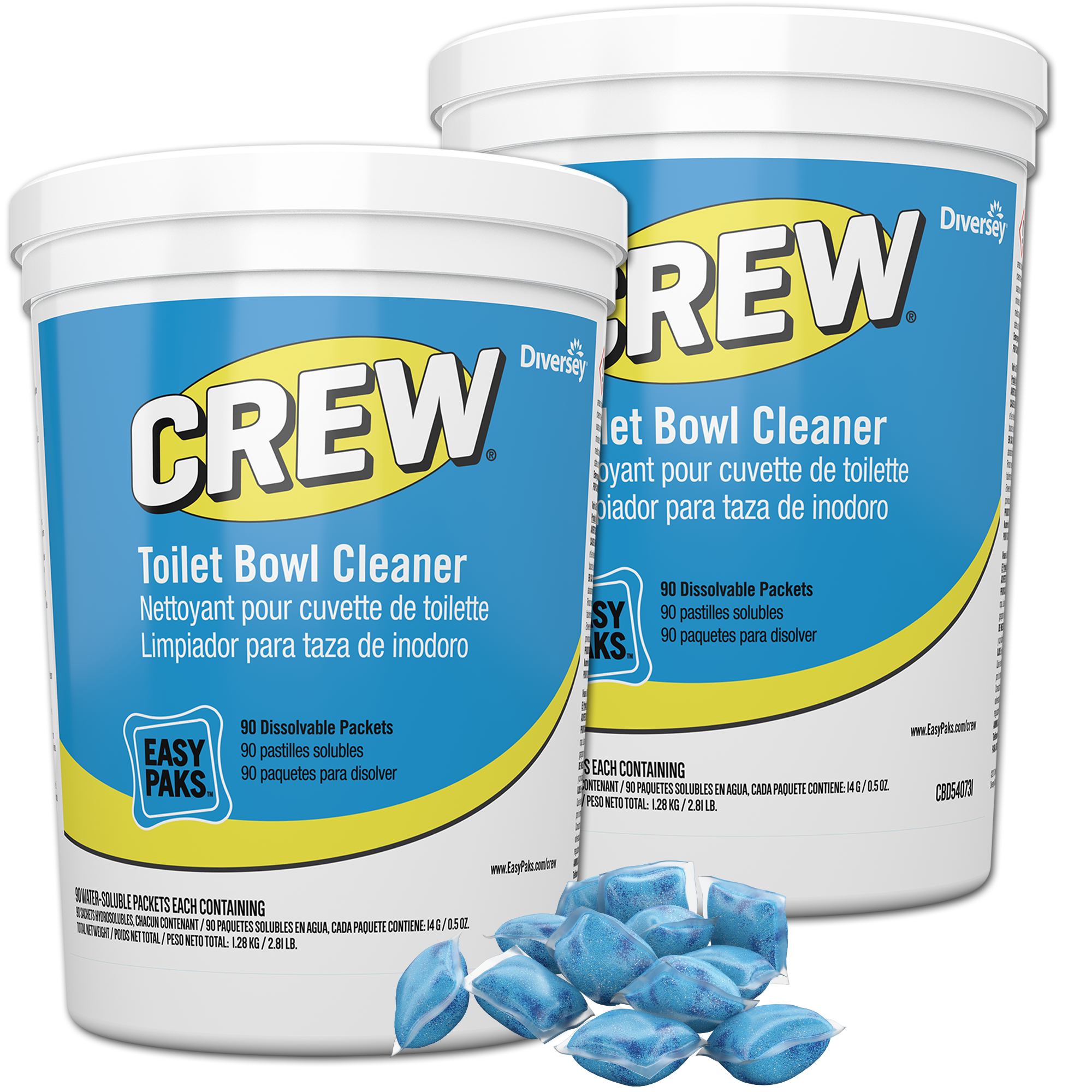 Easy Paks® Lavender Toilet Bowl Cleaner Powder RTU Enzymatic 90