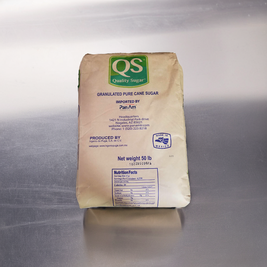 Mexican Cane Sugar 50 LB Granulated 1/Bag | Imperial Dade