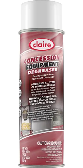 Claire Floral Concession Equipment Degreaser 19 FLOZ Multi Surface