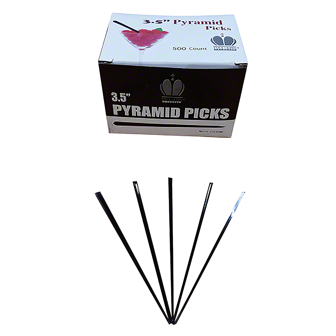 POLYSTAR PICK UP AIRPLAYS 5枚セット Poly King® Prism Pick Black 500 Count/Pack 5 Packs/Case | Imperial