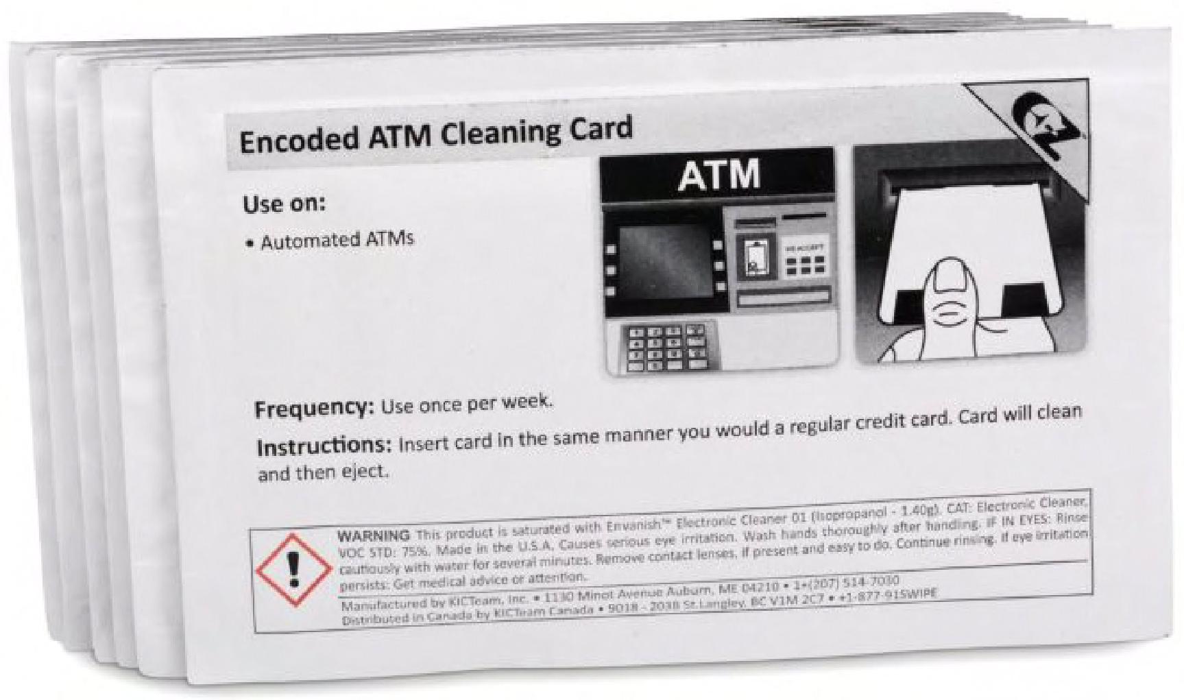 THEREDTHREAD キャップ コンビニ、ATM支払い❌ ATM Head Cleaning Card 40/Box | Imperial Dade