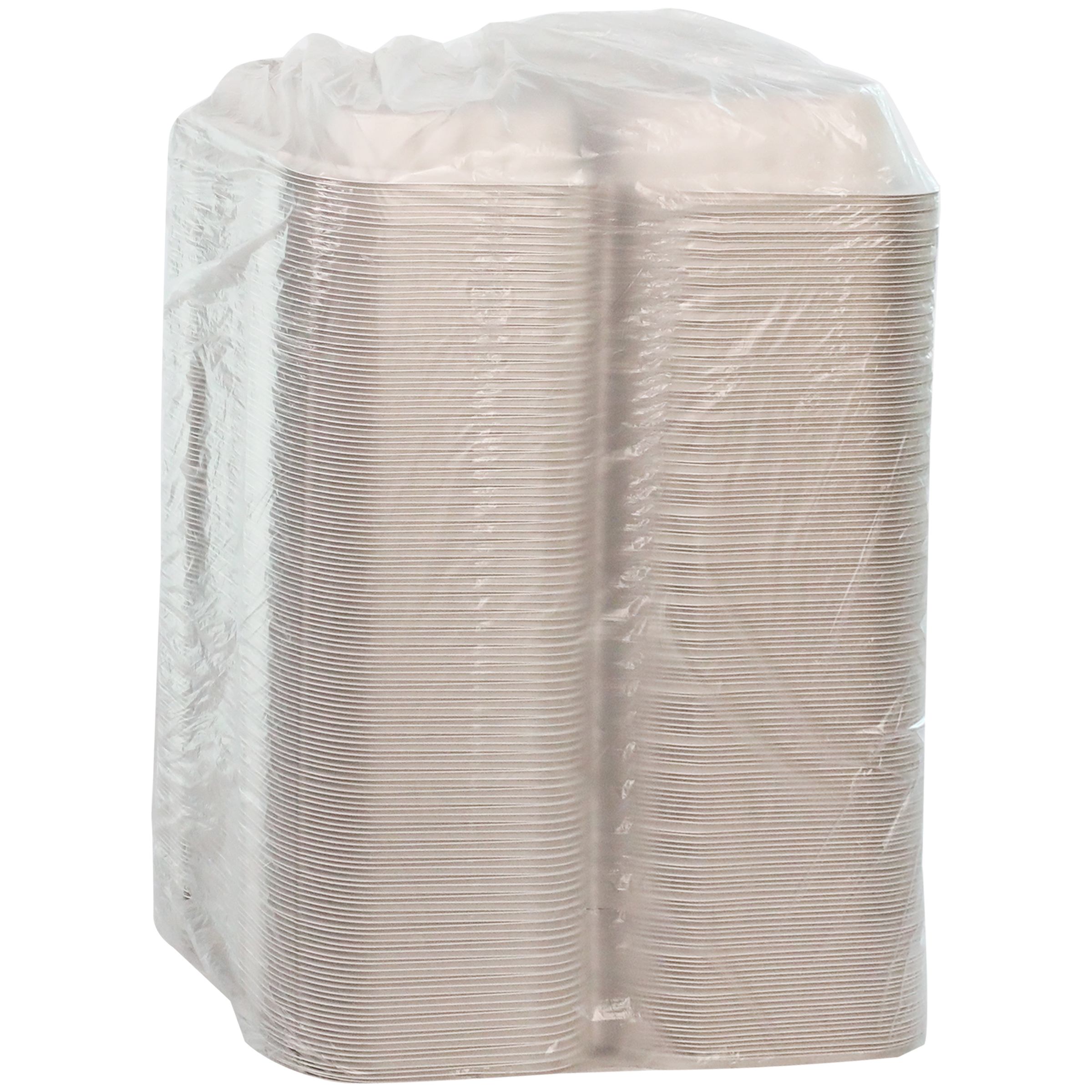 EarthChoice® Take-Out Container Hinged 9X6X3 IN 2 Compartment MFPP