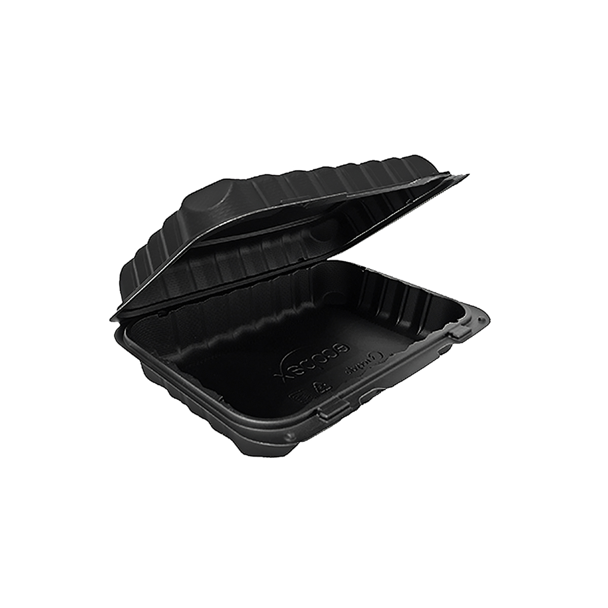 watanababyページ‼️マッドブラック３段BOX Victoria Bay Take-Out Container Hinged 9.25X6.5X2.25 IN MFPP Black
