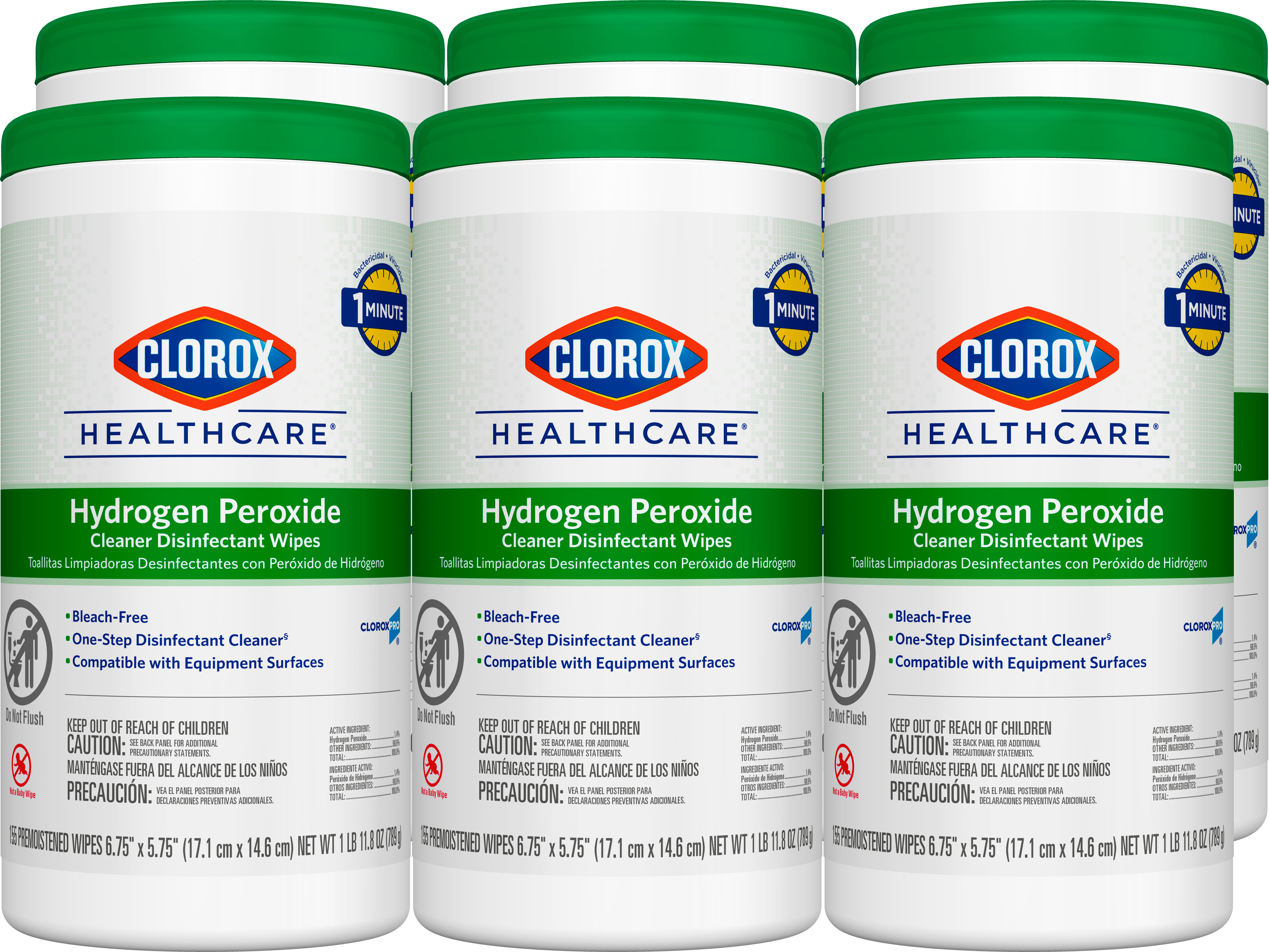 Clorox Healthcare® Hydrogen Peroxide Unscented One-Step