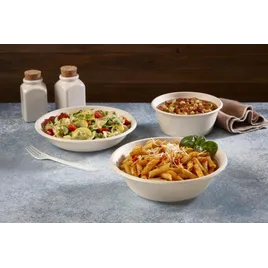 Pulp Plus™ Bowl Base 32 OZ Pulp Fiber Natural Round 300/Case