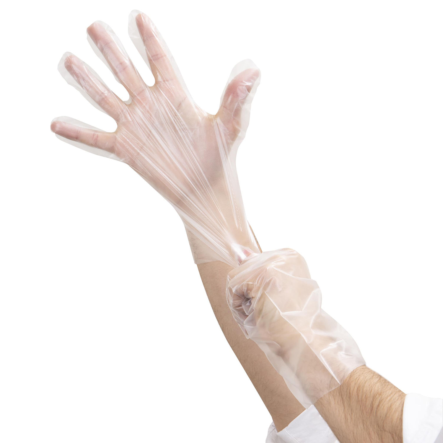 Gloves Medium (MED) Cast Unoriented Polypropylene (CPP) Synthetic