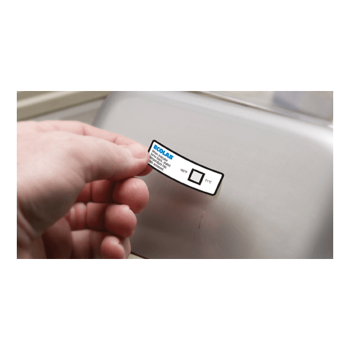 Dishwasher Temp Label Premium 160 Degrees F 24/Pack | Imperial Dade