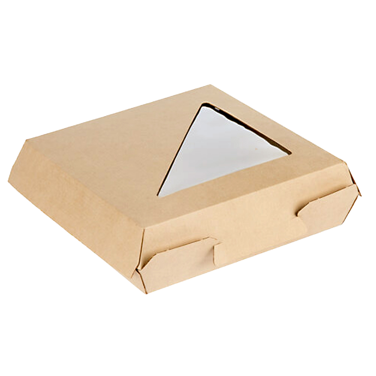 DISH// TRIANGLE 限定ボックス Bagcraft® Pizza Box 6X6X2 IN Corrugated Cardboard With Window 250