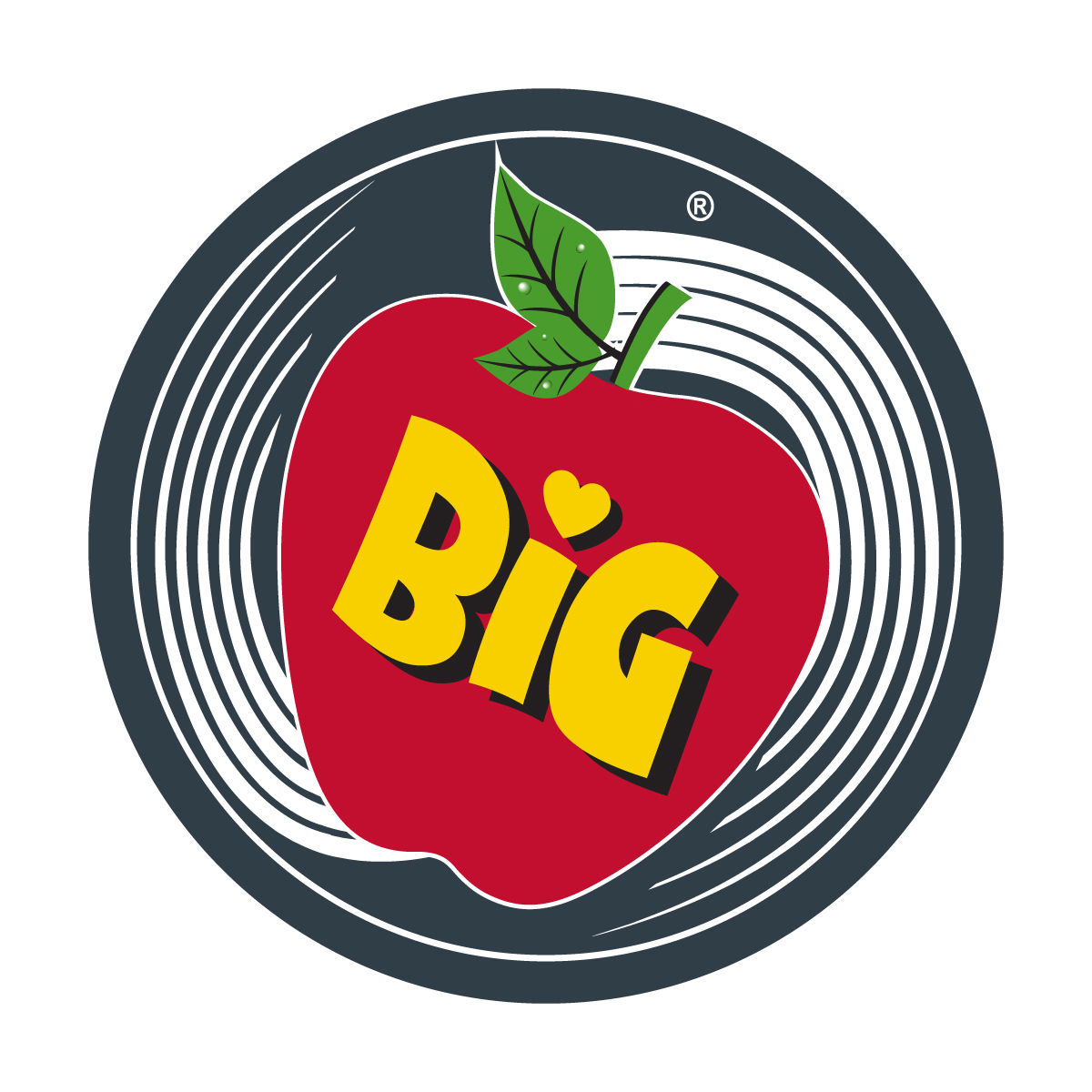 SL297BA Big Apple Label 2 IN Circle 500/Pack | Imperial Dade