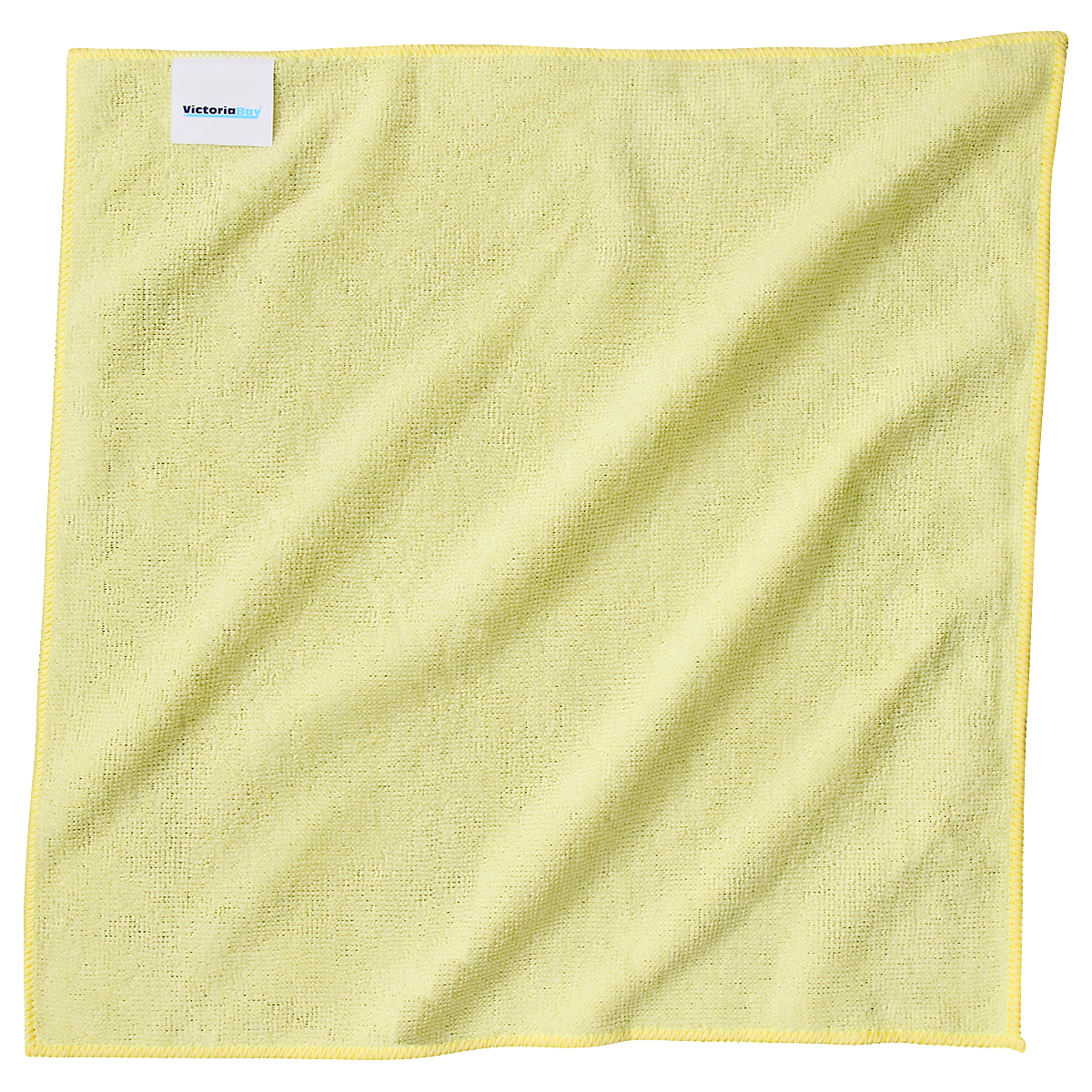 Victoria Bay Cleaning Cloth 16X16 IN Microfiber Yellow Square 24