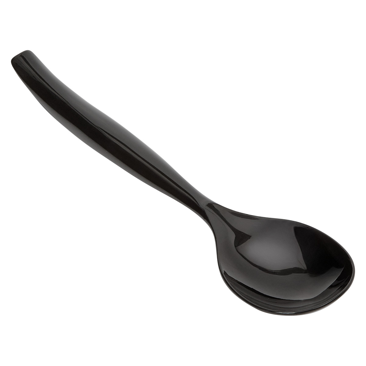 spoon ◻︎Veritecoeur ◻︎ VC-2263◻︎ Victoria Bay Serving Spoon 10 IN PP Black Freezer Safe 72/Case