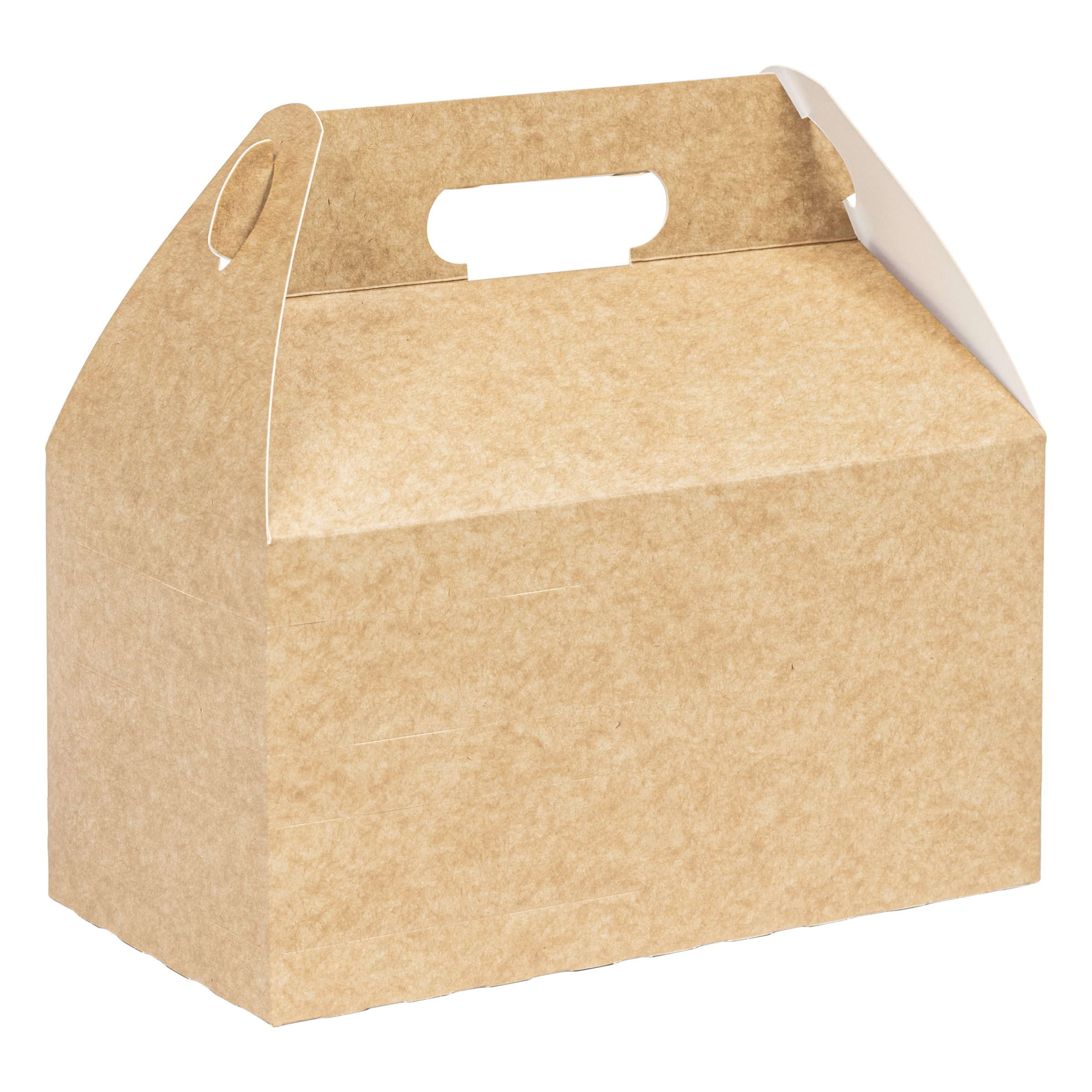 Take-Out Box Barn 9.5X5X5 IN Kraft Automatic Bottom With Handle