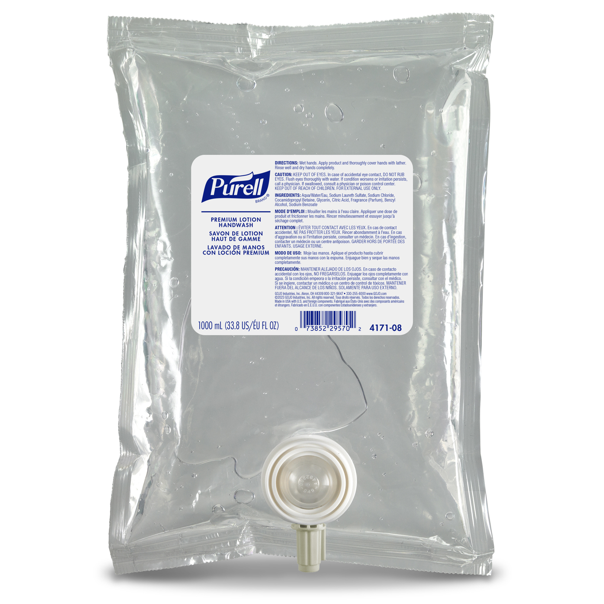 Purell® HEALTHY SOAP™ Handwash Lotionized 1000 mL 9X6X1.75 IN