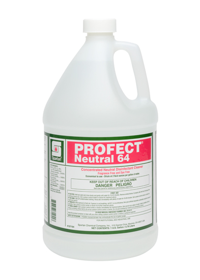 Profect® Neutral 64 Fragrance Free Disinfectant Cleaner 1 GAL
