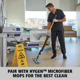 Hygen™ PULSE™ Bucketless Wet Mop Kit Includes: (1) Handle With