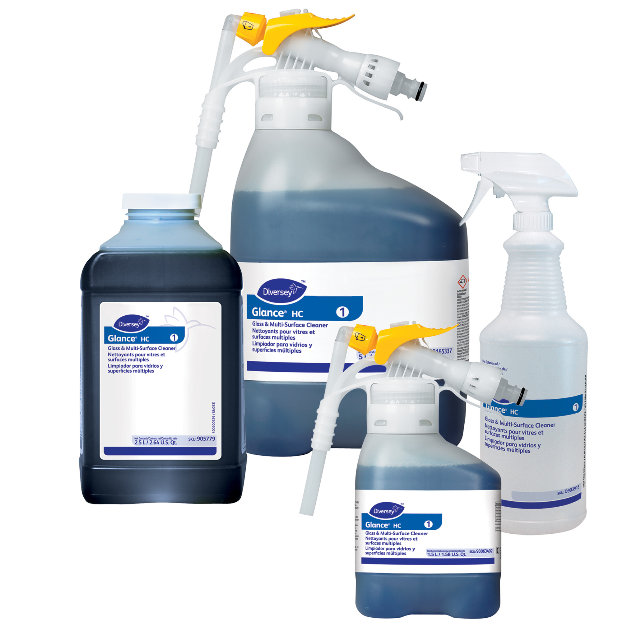 Glance® HC Glass & Surface Cleaner 2.5 L 2/Case | Imperial Dade