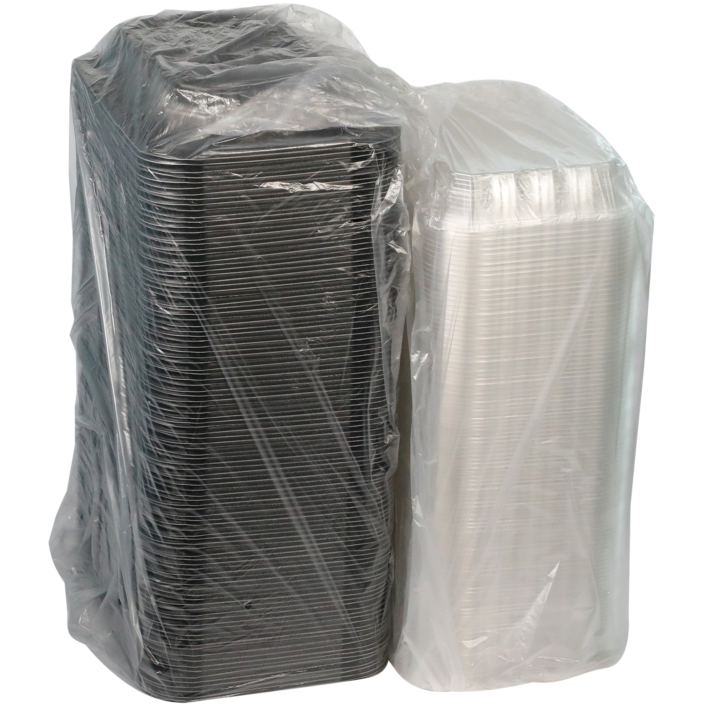 Chicken Barn & Lunch Box 8 OZ 13.3X8.4X4 IN MFPP OPS Black Clear