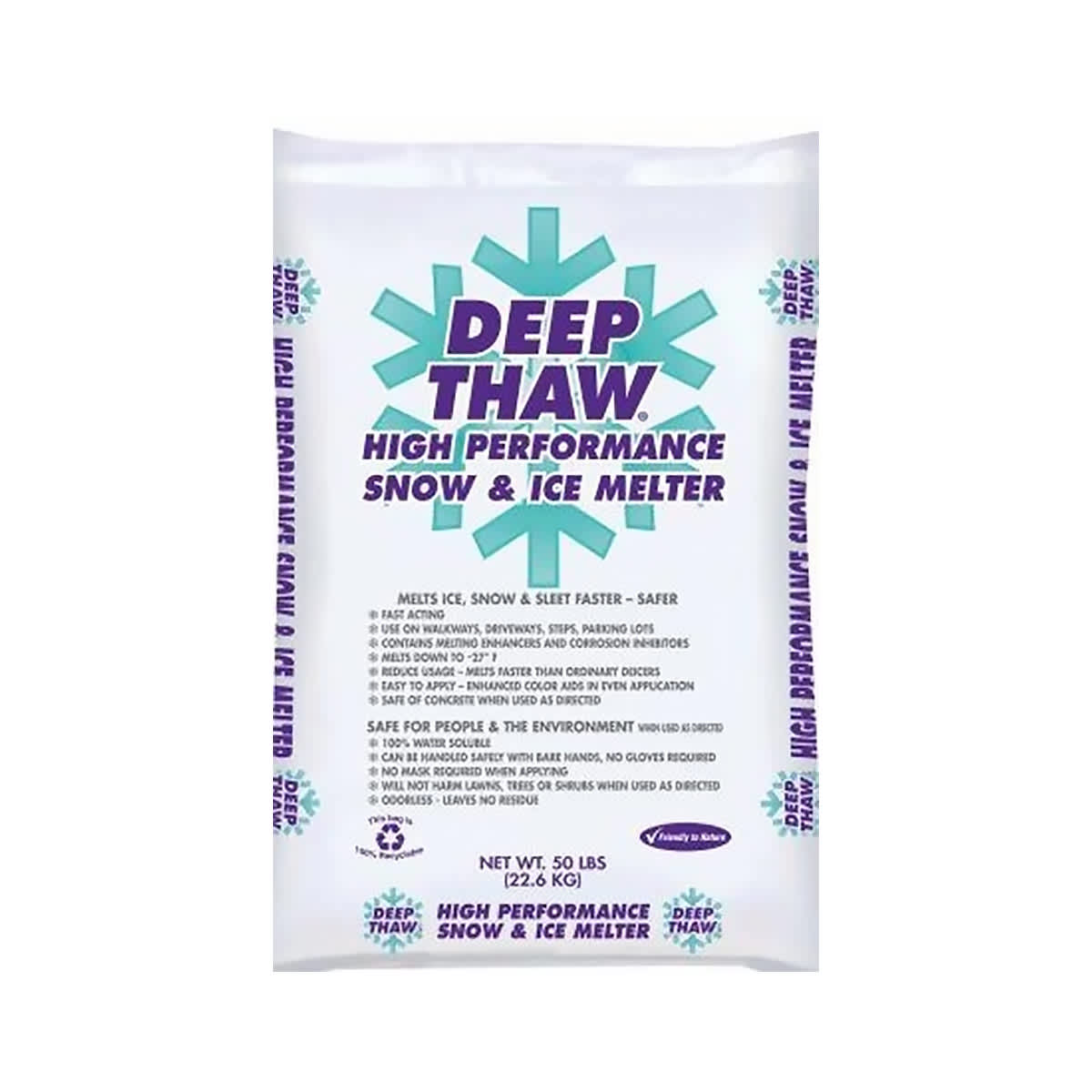 DEEP THAW™ Ice Melt 50 LB Green Blend 1/Pack | Imperial Dade