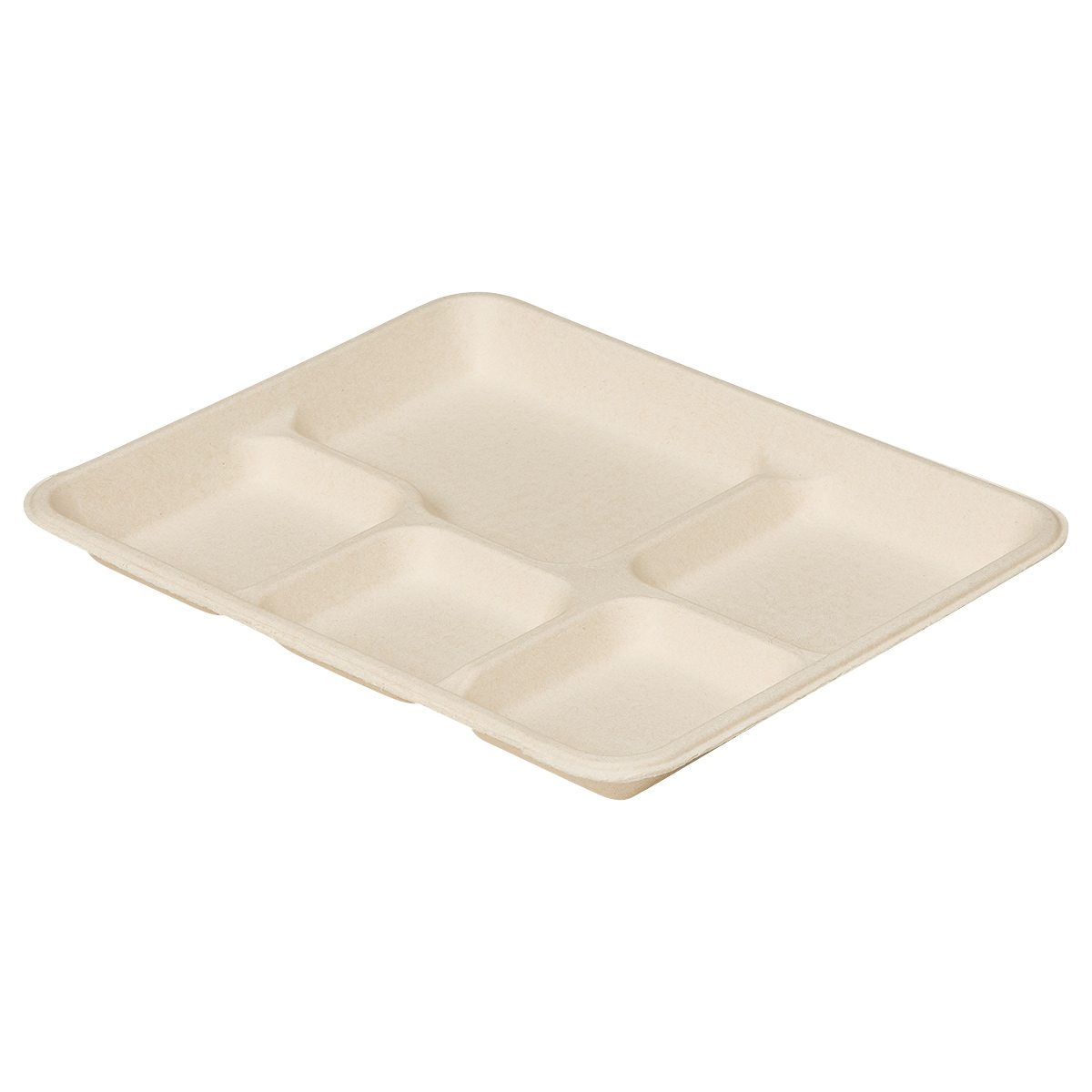 Victoria Bay Cafeteria & School Lunch Tray 10X8X1 IN 5 Compartment