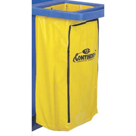 Kleen Handler 23 Gallon Janitorial Cart Replacement Bag – Heavy-Duty Blue, 1 Pack