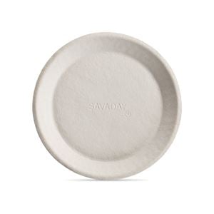 Savaday® Plate 10 IN Molded Fiber Kraft Round 500/Case | Imperial Dade