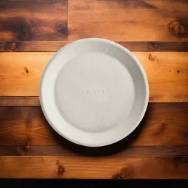 Savaday® Plate 10 IN Molded Fiber Kraft Round 500/Case | Imperial Dade