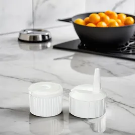 Flip Top Cap Plastic White 1/Each | Imperial Dade