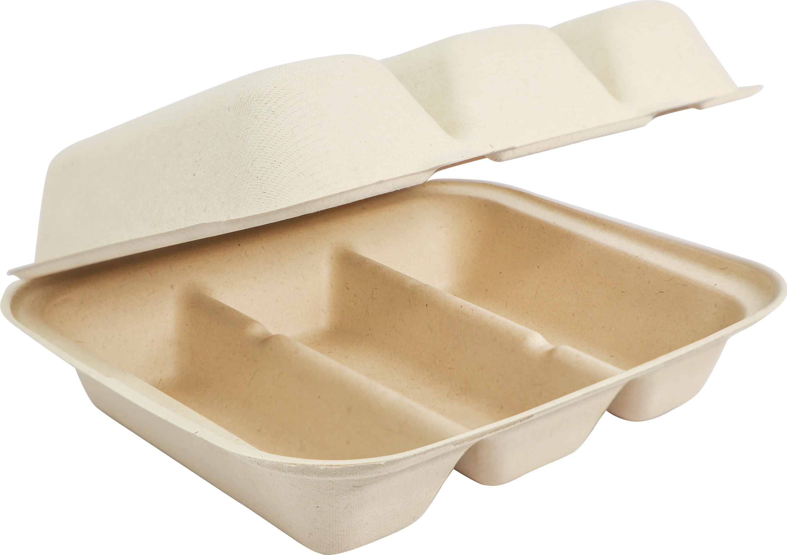 Taco Take-Out Container Hinged With Dome Lid 8.3X7X3.2 IN 3