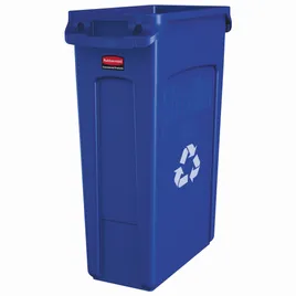 Garbage シングル Slim Jim® 1-Stream Recycling Bin 11X22X30 IN 23 GAL 92 QT