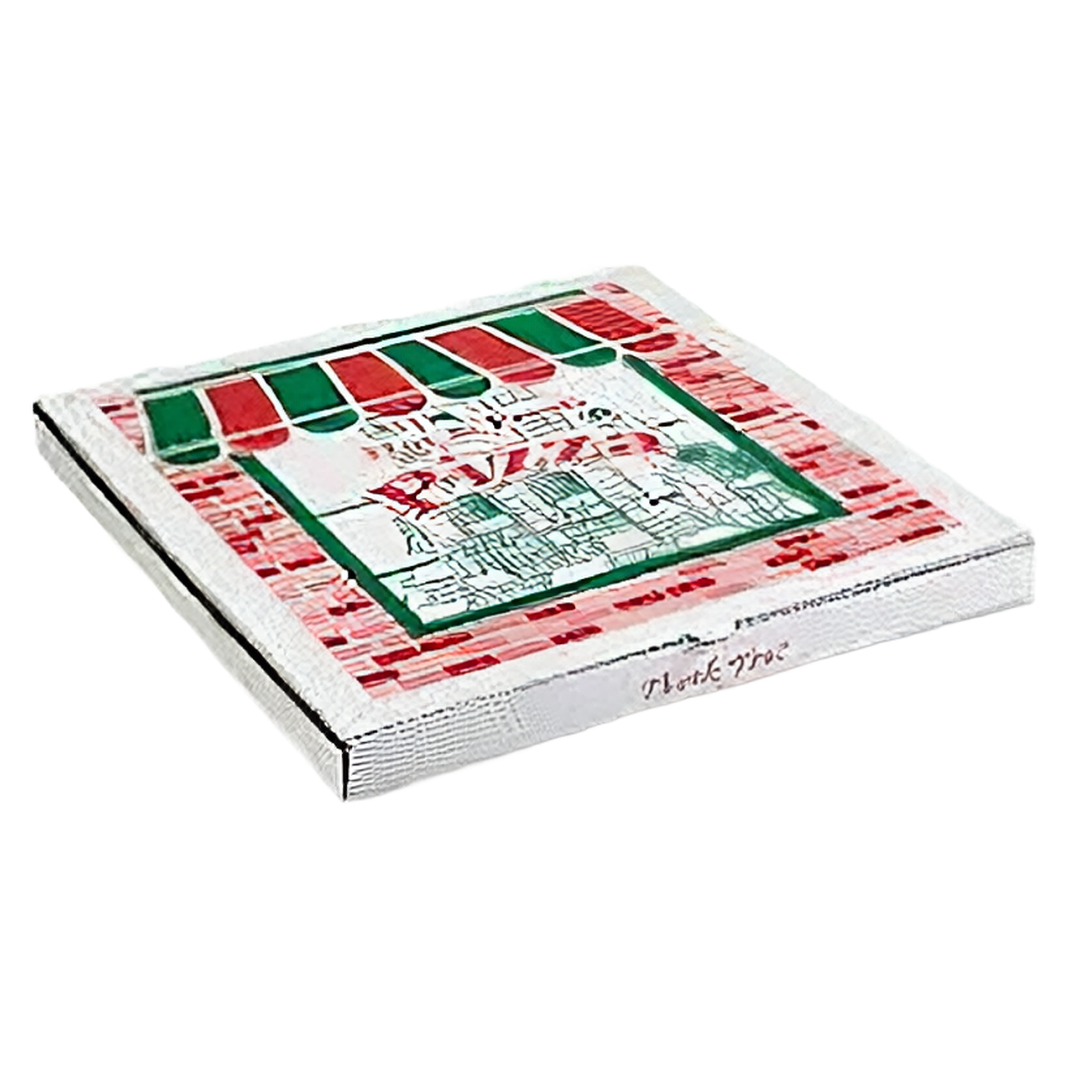 Pizza Box 24X24X2 IN Corrugated Paperboard Kraft Stock Print 25