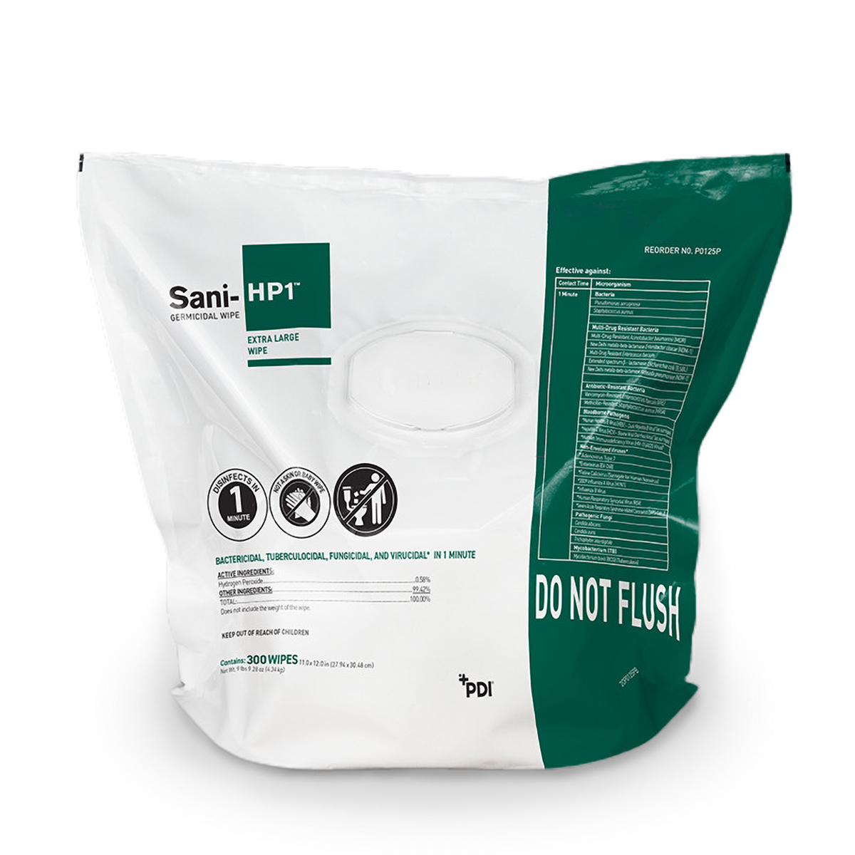 peesページ Sani-HP1™ Germicidal Cloth Wipe 300 Count/Pack 2 Packs/Case
