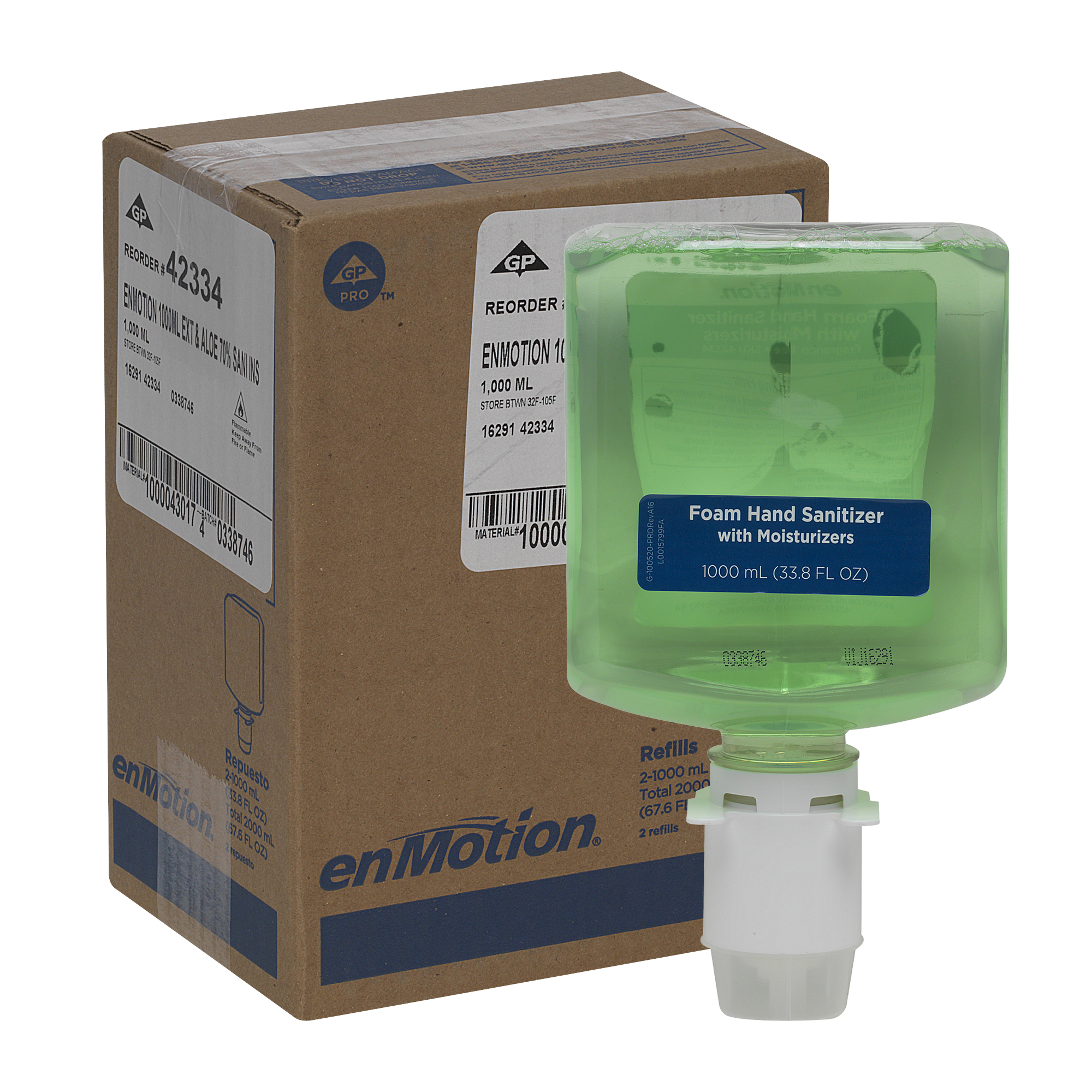 enMotion® Hand Sanitizer Foam 1000 mL Unscented Fragrance Free