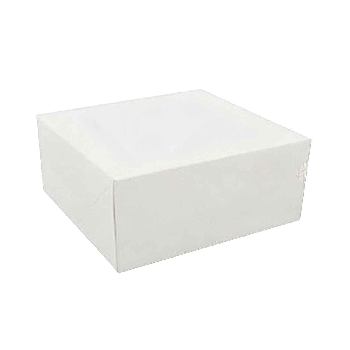Easy Lock Cake Box 12X12X5.5 IN SUS Paperboard CRB White Square