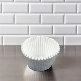 Baking Cup 6X2X2.25 IN White Fluted 10000/Case | Imperial Dade