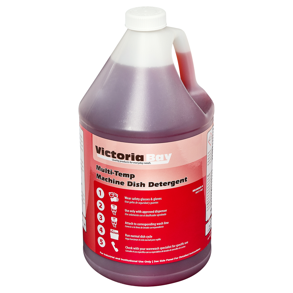 Victoria Bay Multi-Temp Machine Dish Detergent 1 GAL 4/Case