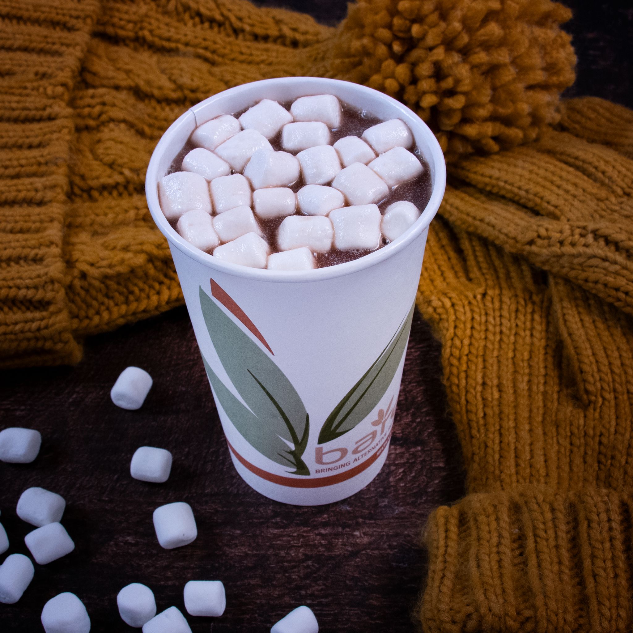 Solo® Hot Cup 16 OZ SSPLA Paper Multicolor Bare® Stock Print 50