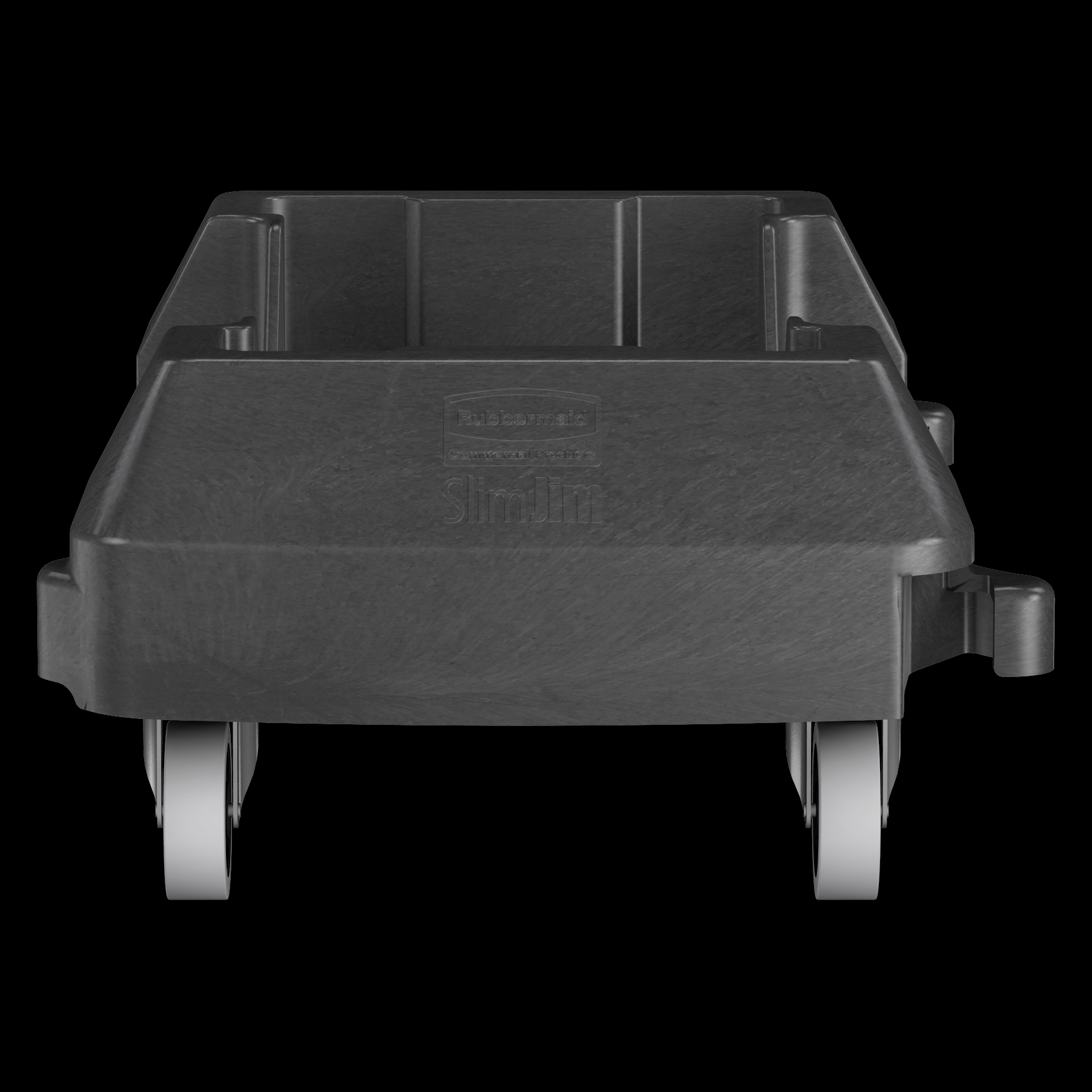 Slim Jim® Cleaning Cart Dolly 23.81X14.63X8.38 IN Black